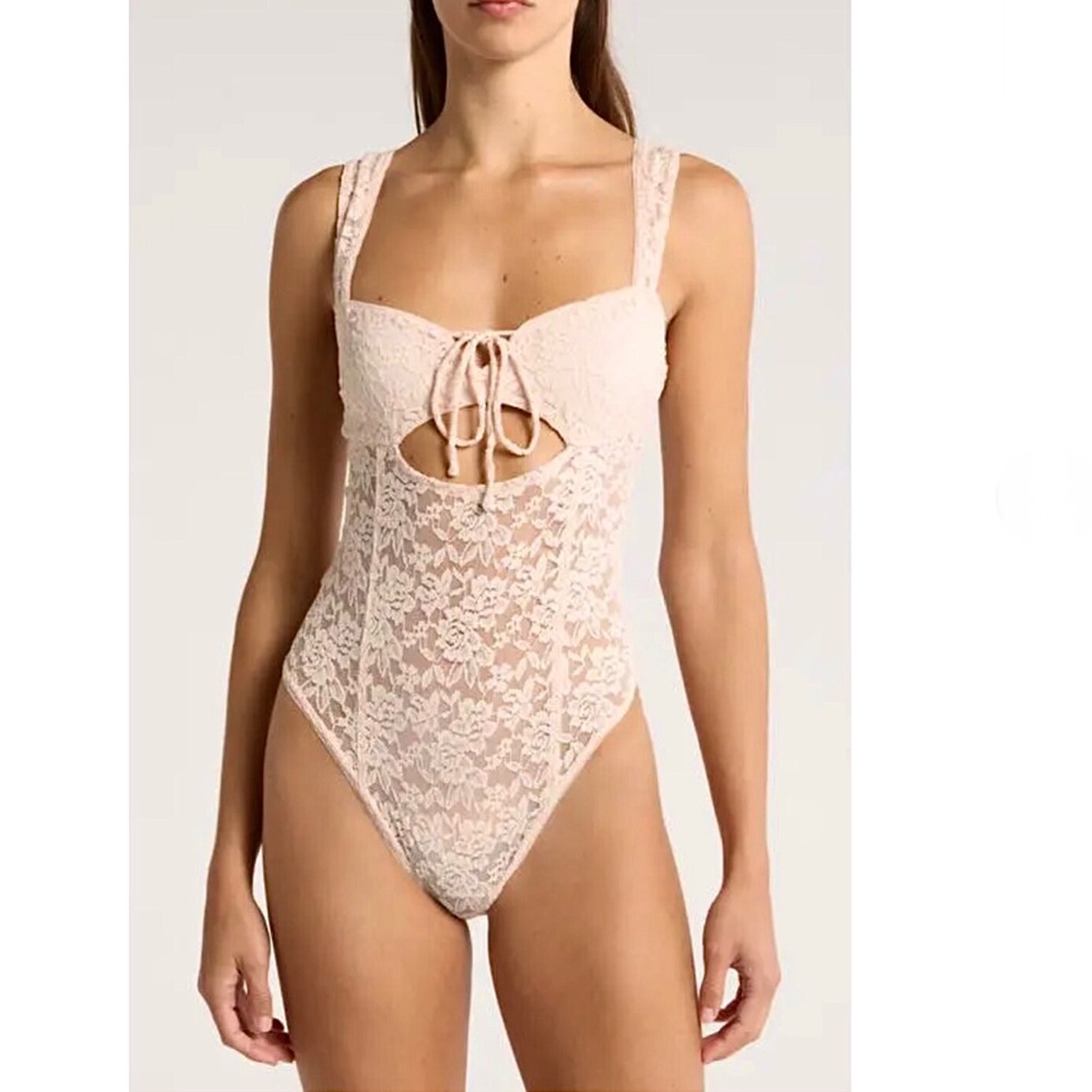 Free People Strike A Pose Bodysuit